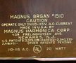 MAGNUS ORGAN #1510
