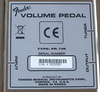 Fender Volume Pedal PR726