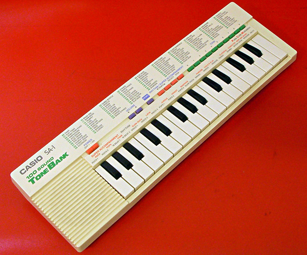 Faktisk Udstyre mikrobølgeovn organ69 : [mo035]Casio Tone Bank SA-1 in White