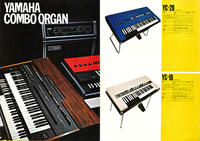 Yamaha Combo Organ 1972 Catalogue